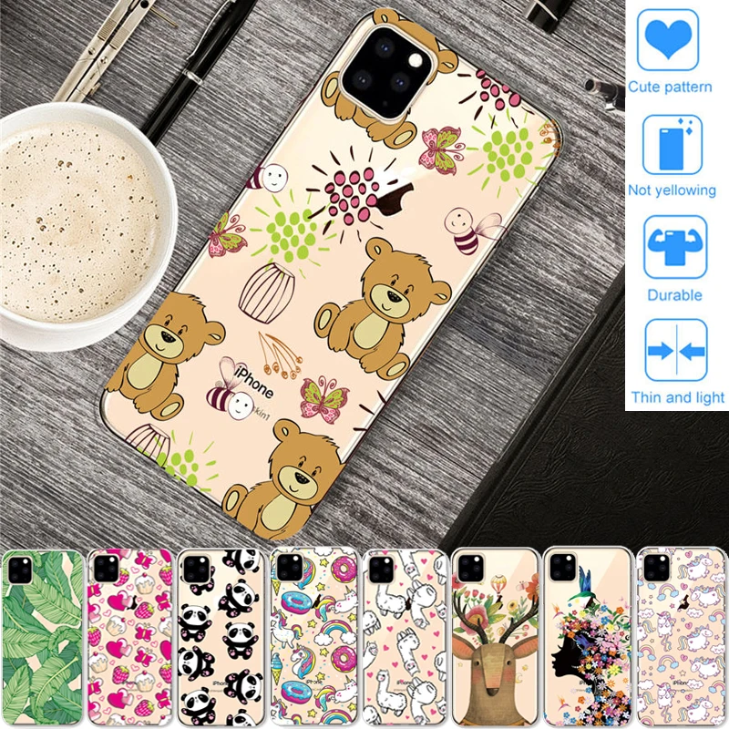 Leaves Alpaca Bear High Clear Case for Apple iPhone 11 Pro XS Max XR 6 6S 7 8 Plus Cat Panda Unicorn Donut Flower Soft TPU Cover
Leaves Alpaca Bear High Clear Case for Apple iPhone 11 Pro XS Max XR 6 6S 7 8 Plus Cat Panda Unicorn Donut Flower Soft TPU Cover