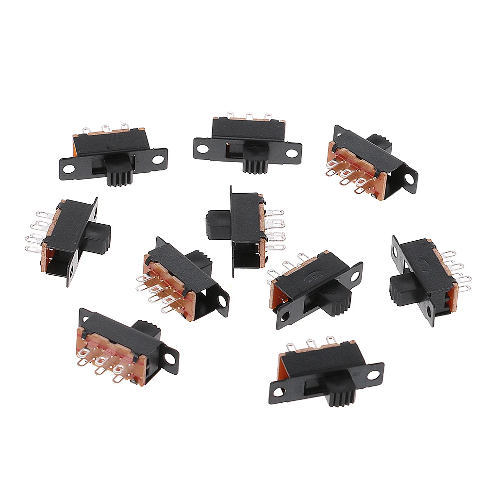 10Pcs SS22F32 6 Pins 2 Positions DPDT On/On Mini Slide Switch 0.5A Toggle Switch Drop Ship Support
10Pcs SS22F32 6 Pins 2 Positions DPDT On/On Mini Slide Switch 0.5A Toggle Switch Drop Ship Support