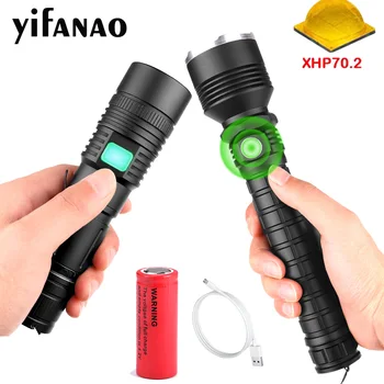 2000LM XHP70.2 LED Most Powerful Flashlight XHP50 USB Zoom Torch Tactical Xlamp Hunting Lights Self Defense By 18650 26650
2000LM XHP70.2 LED Most Powerful Flashlight XHP50 USB Zoom Torch Tactical Xlamp Hunting Lights Self Defense By 18650 26650
