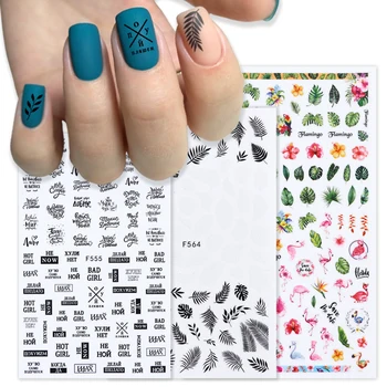Black White 3D Stickers On Nails Flower Leaf Weed Russia Letter Design Sliders For Nails Line Adhesive Manicure Decal BEF554-573
Black White 3D Stickers On Nails Flower Leaf Weed Russia Letter Design Sliders For Nails Line Adhesive Manicure Decal BEF554-573