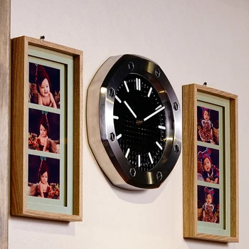 Large Silver 3d Wall Clock Metal Large Creative Luxury Wall Watch Living Room Modern Silent Clocks Luminous Watch Gift with LOGO 
Large Silver 3d Wall Clock Metal Large Creative Luxury Wall Watch Living Room Modern Silent Clocks Luminous Watch Gift with LOGO