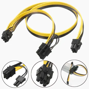 6 Pin to 6 Pin + 8 Pin (6+2) Graphics Video Card PCI Express Power Adapter Extension Cable Mining Card Power Cable Convertor
6 Pin to 6 Pin + 8 Pin (6+2) Graphics Video Card PCI Express Power Adapter Extension Cable Mining Card Power Cable Convertor