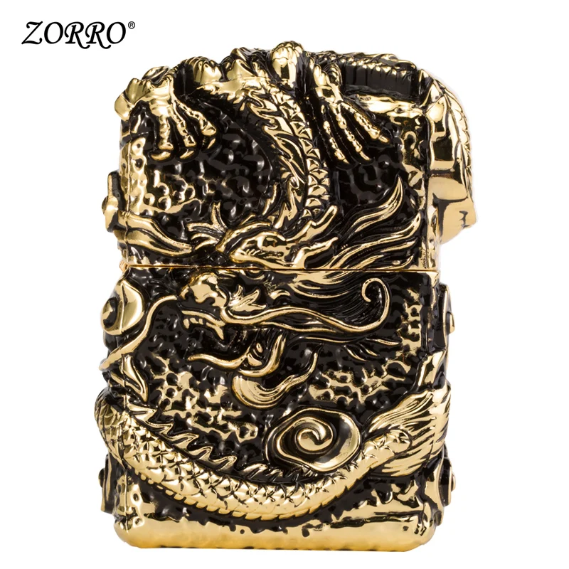 Zorro Kerosene Lighter Windbreak Armor Divine Dragon Personality Creative Lighter Birthday Festival Gift for Men to Send Boys
Zorro Kerosene Lighter Windbreak Armor Divine Dragon Personality Creative Lighter Birthday Festival Gift for Men to Send Boys