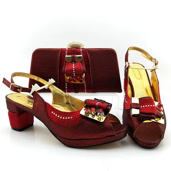 Wonderful wine women pumps with butterfly-Knot decoration african crystal shoes match handbag set MM1110,heel 7CM
Wonderful wine women pumps with butterfly-Knot decoration african crystal shoes match handbag set MM1110,heel 7CM