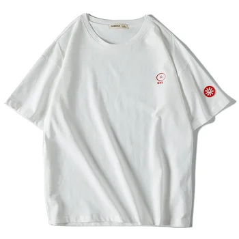 ZHIJING Short Sleeve T-shirt Men Summer Korean-style Loose-Fit Youth Crew Neck Pullover Pure Cotton Half Sleeve Men'S Wear 
ZHIJING Short Sleeve T-shirt Men Summer Korean-style Loose-Fit Youth Crew Neck Pullover Pure Cotton Half Sleeve Men'S Wear