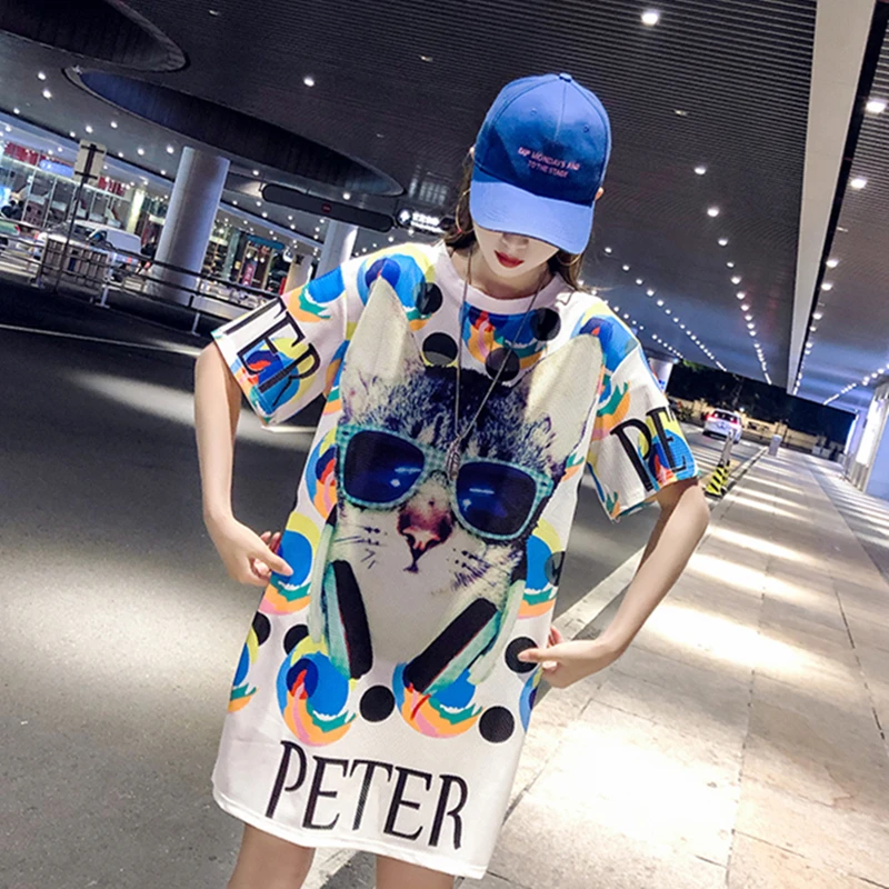 2020 New Women Spring Summer Casual Cartoon Pattern Print Dress Female Fashion High Quality Cotton Dresses Ladies Loose Dress
2020 New Women Spring Summer Casual Cartoon Pattern Print Dress Female Fashion High Quality Cotton Dresses Ladies Loose Dress