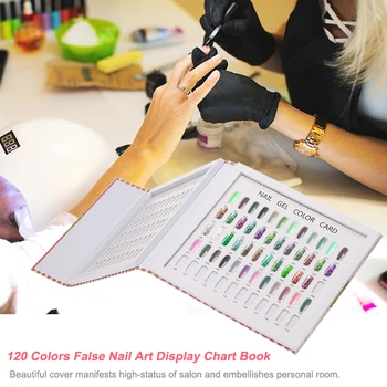 120 Colors False Nail Art Display Chart Book Card Nail Polish Color Display Card Showing Board Manicure Tool Nail Art
120 Colors False Nail Art Display Chart Book Card Nail Polish Color Display Card Showing Board Manicure Tool Nail Art