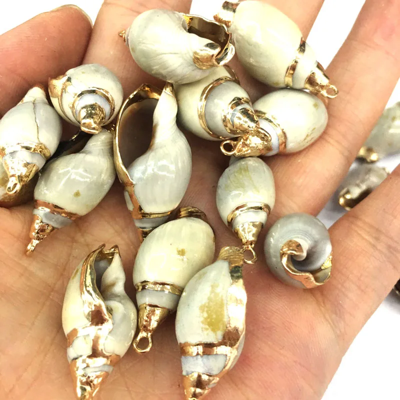 Фото Подвески-ракушки в форме кукурузы для самостоятельного изготовления ожерелий