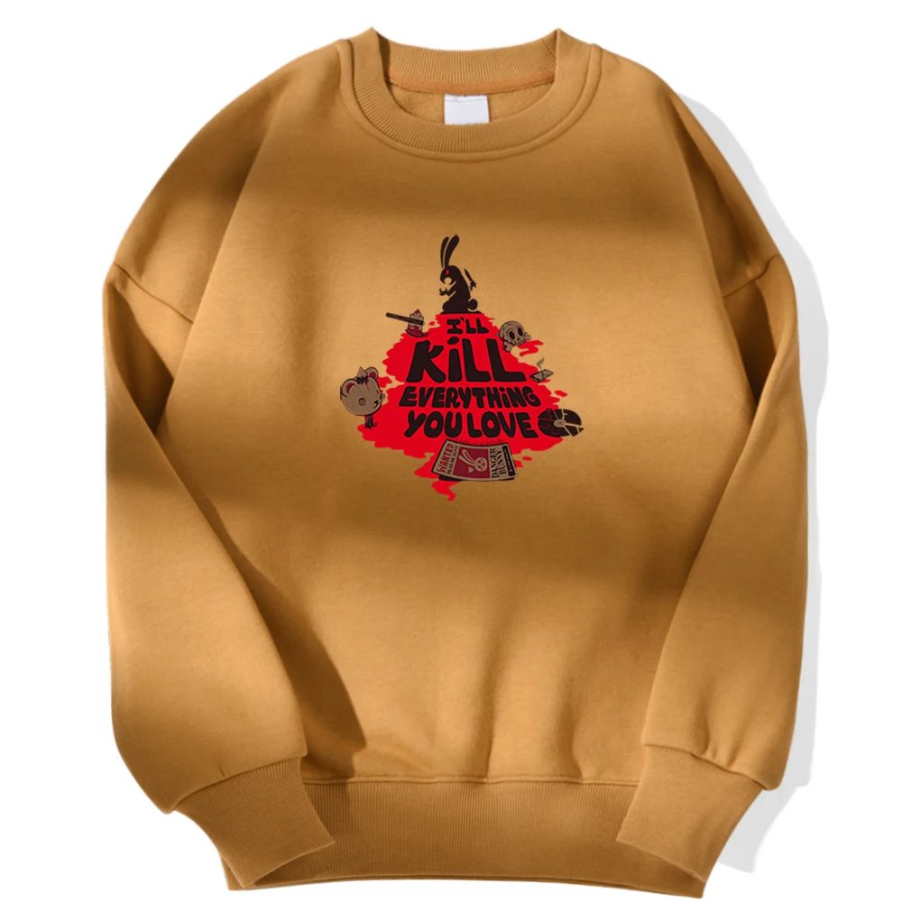 Sweatshirts Ill Murder Everything You Love Cat Men's Tracksuit Round Neck Hip Hop Male Sweatshirt Harajuku Streetwear Man Hoodie
Sweatshirts Ill Murder Everything You Love Cat Men's Tracksuit Round Neck Hip Hop Male Sweatshirt Harajuku Streetwear Man Hoodie