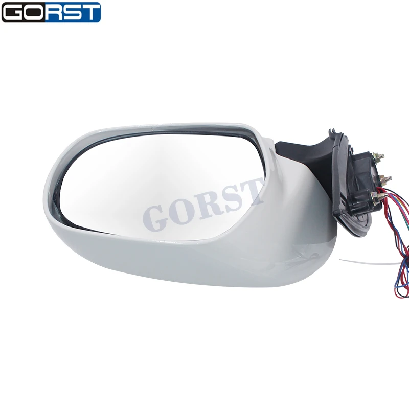 Accessories Car-Styling Electric Reflector Rearview Mirror Side Mirror Exterior With Led Light For Toyota Hiace 200 2005-2015-14