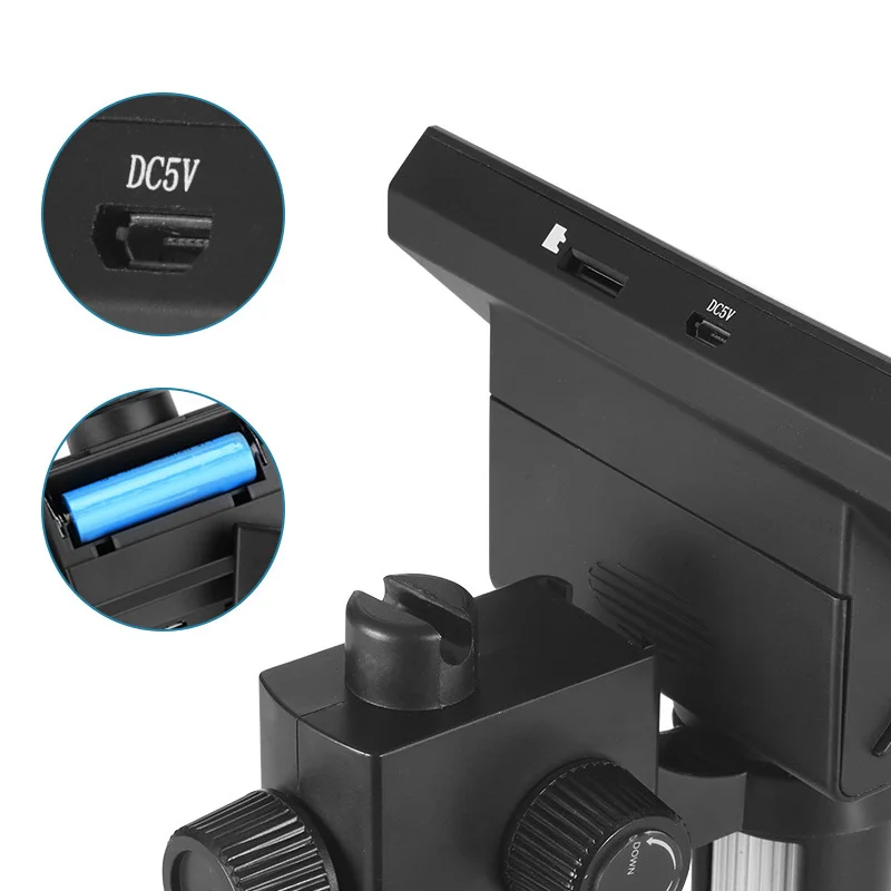 720P USB Digital Electronic Microscope 4.3″ LCD Display Screen Zoom Magnifier Endoscope LED Stand PCB Phone Repair Hair Skin 720P USB Digital Electronic Microscope 4.3″ LCD Display Screen Zoom Magnifier Endoscope LED Stand PCB Phone Repair Hair Skin