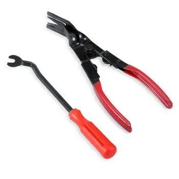 2Pcs Car Door Panel Pliers Trim Removal Combo Red 21.6cm/ 8.5" (Upholstery Remover Tool) 23cm/ 9.06" (Clip Pliers)
2Pcs Car Door Panel Pliers Trim Removal Combo Red 21.6cm/ 8.5" (Upholstery Remover Tool) 23cm/ 9.06" (Clip Pliers)