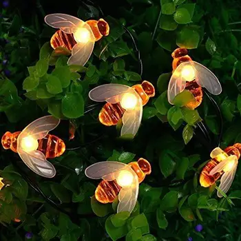 Fairy Lights 2.2M Bee Shape Festival Home DIY Backyard Light String LED Outdoor Christmas Luminous Romantic Battery Powered
Fairy Lights 2.2M Bee Shape Festival Home DIY Backyard Light String LED Outdoor Christmas Luminous Romantic Battery Powered