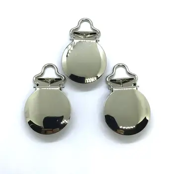 25pcs Small Loop 5mm Silver Color Suspender Clips Pacifier Clips Rack Plating EN 12586
25pcs Small Loop 5mm Silver Color Suspender Clips Pacifier Clips Rack Plating EN 12586