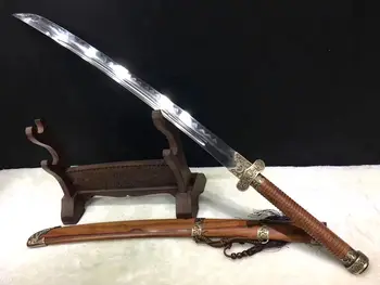 High Quality Ancient Style Broadsword falchion Sword knife-edge housecarl glaive Clay Vein Steel Blade 
High Quality Ancient Style Broadsword falchion Sword knife-edge housecarl glaive Clay Vein Steel Blade