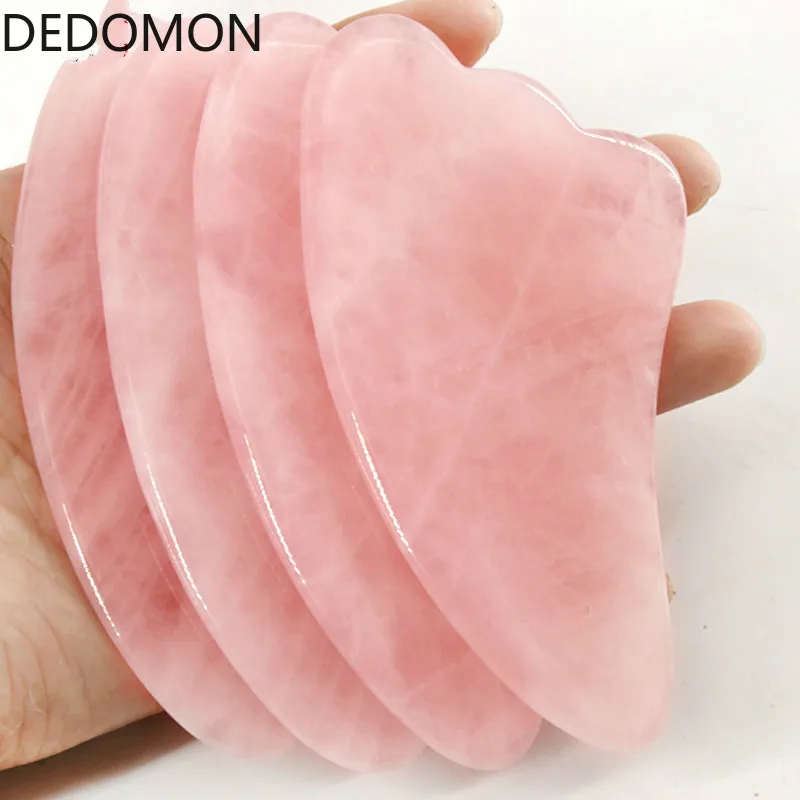Rose Quartz Jade Guasha Board Natural Stone Scraper Chinese Gua Sha Tools For Face Neck Back Body Acupuncture Pressure Therapy
Rose Quartz Jade Guasha Board Natural Stone Scraper Chinese Gua Sha Tools For Face Neck Back Body Acupuncture Pressure Therapy