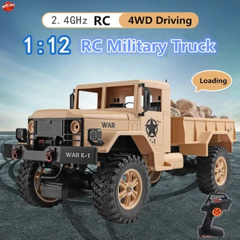 Large Size All Terrain 4WD Electric RC Military Car 1:12 2.4G High Speed Remote Control Car RC Off-Road Vehicle Car Kids Toys
Large Size All Terrain 4WD Electric RC Military Car 1:12 2.4G High Speed Remote Control Car RC Off-Road Vehicle Car Kids Toys
