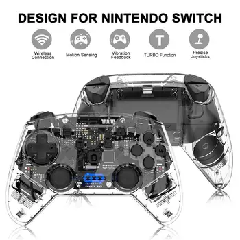YS01 bluetooth Gamepad for Nintendo Switch Game Console Six-axis Gyroscope Dual Vibration Turbo Game Controller for Pubg Game
YS01 bluetooth Gamepad for Nintendo Switch Game Console Six-axis Gyroscope Dual Vibration Turbo Game Controller for Pubg Game