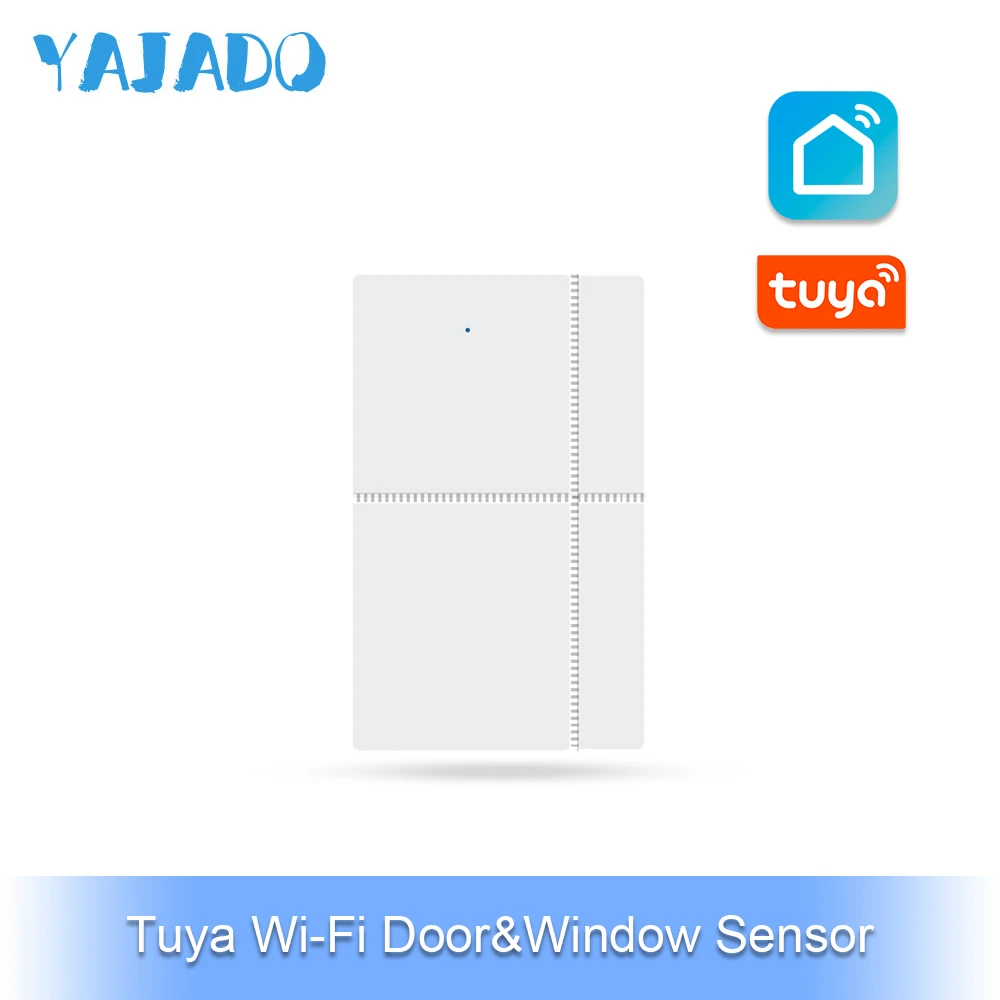 YAJADO Tuya WiFi Wireless Door/Window Sensor Smart Door Magnet Window Detector for Home Security Alarm System Work with Alexa
YAJADO Tuya WiFi Wireless Door/Window Sensor Smart Door Magnet Window Detector for Home Security Alarm System Work with Alexa