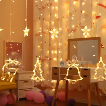 Elk Tree Bell Light String Merry Christmas Decoration For Home 2020 Christmas Tree Decor Happy New Year 2021 Navidad Noel Gifts 
Elk Tree Bell Light String Merry Christmas Decoration For Home 2020 Christmas Tree Decor Happy New Year 2021 Navidad Noel Gifts