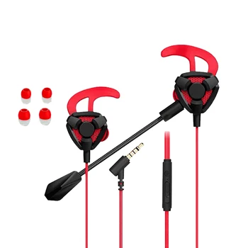 Mobile Phone In-Ear Gaming Headphone with Mic Volume Control Heavy Bass Noise Reduction 3.5MM Headset,Black red
Mobile Phone In-Ear Gaming Headphone with Mic Volume Control Heavy Bass Noise Reduction 3.5MM Headset,Black red