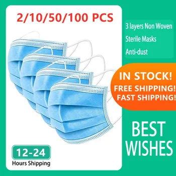 Mouth Masks Anti Dust Face Mask Disposable Mask Filter 3-laye Anti-Dust Meltblown Cloth Masks Earloops Masks Fast Shipping
Mouth Masks Anti Dust Face Mask Disposable Mask Filter 3-laye Anti-Dust Meltblown Cloth Masks Earloops Masks Fast Shipping
