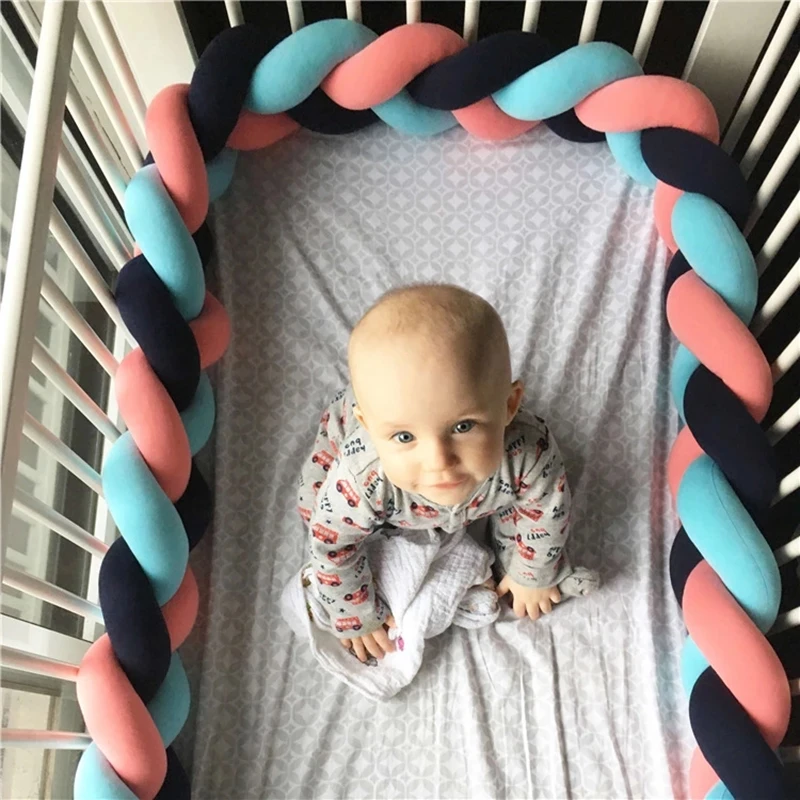 1 M Braided Twist Bed Circumference Anti-collision Newborn Bumper Infant Knotted Soft Protector Pure Weaving Plush Knot Crib
1 M Braided Twist Bed Circumference Anti-collision Newborn Bumper Infant Knotted Soft Protector Pure Weaving Plush Knot Crib