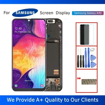 100% Tested 5.9" LCD Display for Samsung Galaxy A40 SM-A405F LCD Display with Touch Screen Digitizer Assembly Replacement Parts
100% Tested 5.9" LCD Display for Samsung Galaxy A40 SM-A405F LCD Display with Touch Screen Digitizer Assembly Replacement Parts