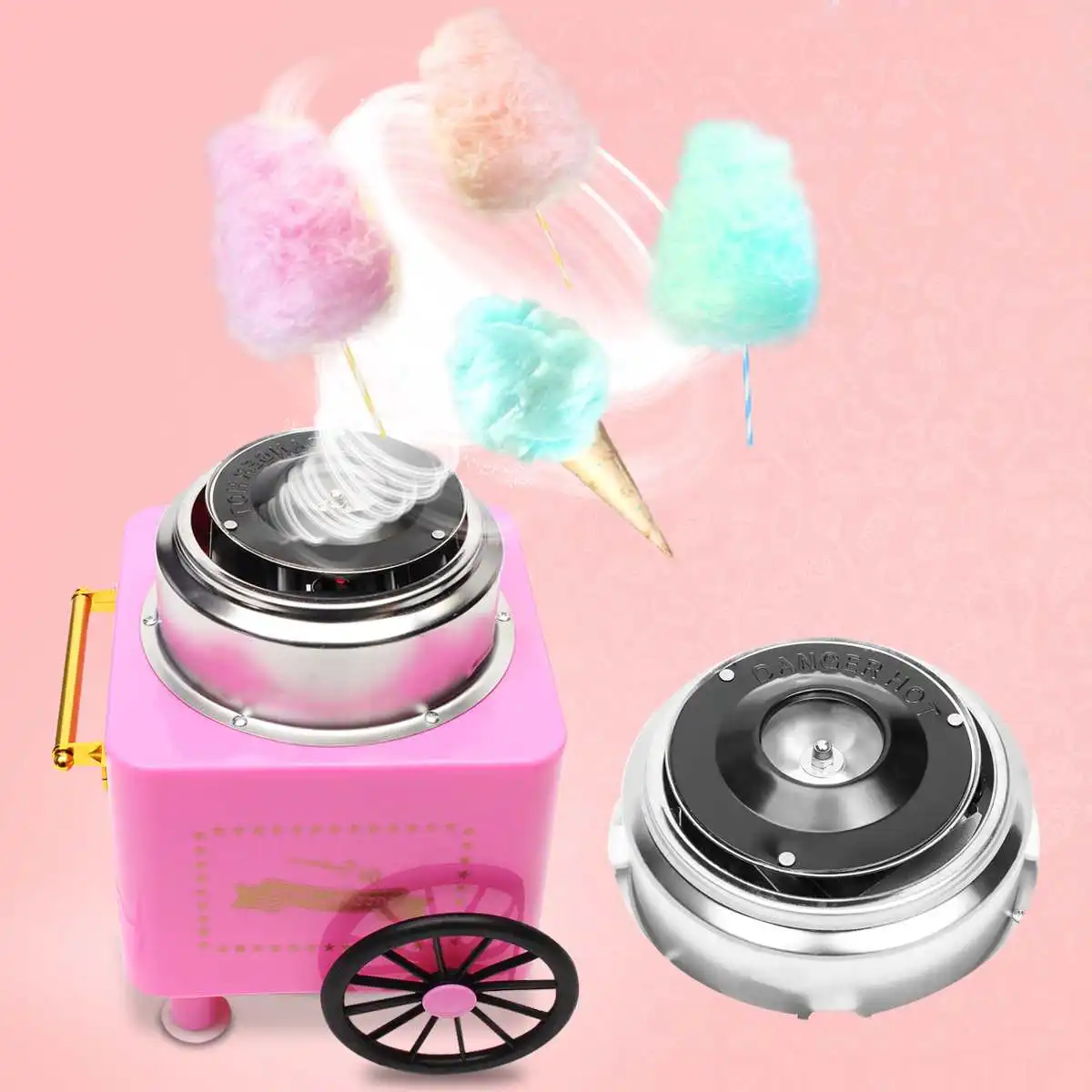 220V 500W Electric Cotton Candy Machine DIY Creatives Automatic Fancy Marshmallows Machine Home Party Creatives Gift EU Plug
220V 500W Electric Cotton Candy Machine DIY Creatives Automatic Fancy Marshmallows Machine Home Party Creatives Gift EU Plug