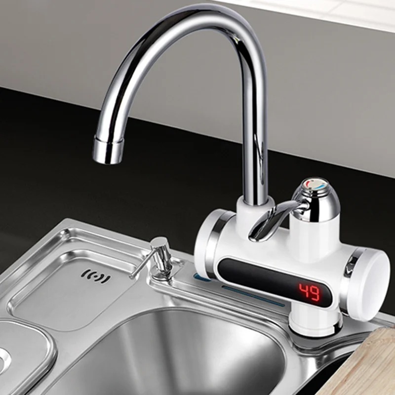 360 Rotate Electric Faucet Tap Hot/Cold Water Sink Heating Instant Device 220V 3000W #3
360 Rotate Electric Faucet Tap Hot/Cold Water Sink Heating Instant Device 220V 3000W #3