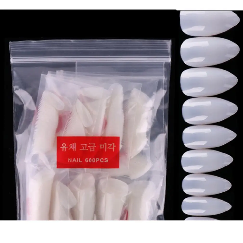 H036 Pointed Acrylic Nails Oval Japanese Short Artificial Nail Tips Plastic Full False Nail Art Tips Fake Nails 600PCS
H036 Pointed Acrylic Nails Oval Japanese Short Artificial Nail Tips Plastic Full False Nail Art Tips Fake Nails 600PCS