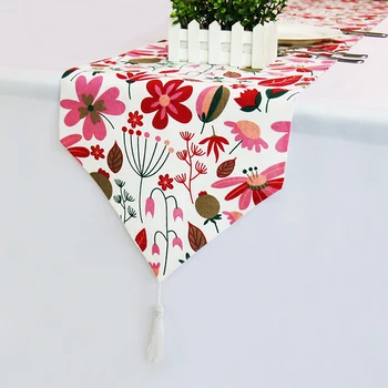 Colorful Table Runner Luxury Floral Printed Table Cloth Linen Table Runners For Wedding Event Party Decoration
Colorful Table Runner Luxury Floral Printed Table Cloth Linen Table Runners For Wedding Event Party Decoration