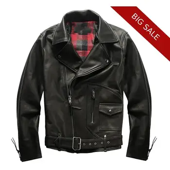 2020 Black Men American Style Motorcycle Leather Jacket Large Size XXXL Genuine Cowhide Autumn Slim Fit Biker's Leather Coat
2020 Black Men American Style Motorcycle Leather Jacket Large Size XXXL Genuine Cowhide Autumn Slim Fit Biker's Leather Coat