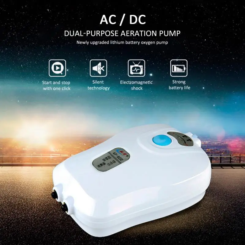 Aquarium Air Pump Oxygen Pump Fish Tank Mini Compressor Single Double Outlet with Check Valve Tube Aquatic Accessories
Aquarium Air Pump Oxygen Pump Fish Tank Mini Compressor Single Double Outlet with Check Valve Tube Aquatic Accessories