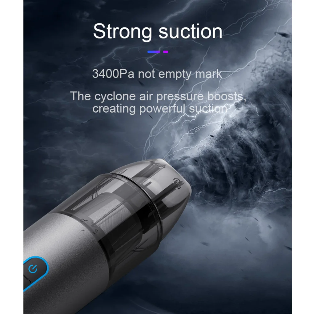 Car Vacuum Cleaner Portable Wireless Handheld Auto Vacuum Cleaner Robot for Car Interior & Home & Computer Cleaning
Car Vacuum Cleaner Portable Wireless Handheld Auto Vacuum Cleaner Robot for Car Interior & Home & Computer Cleaning