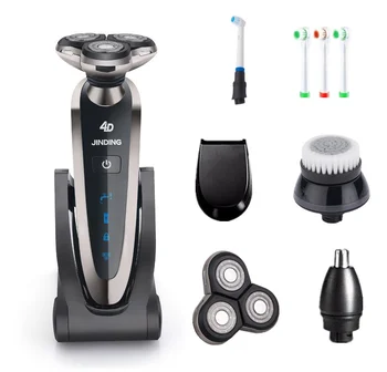 Rechargeable Electric Shaver 3D floating Head Shaving Machine for Men Waterproof Electric Razor beard trimmer D40
Rechargeable Electric Shaver 3D floating Head Shaving Machine for Men Waterproof Electric Razor beard trimmer D40