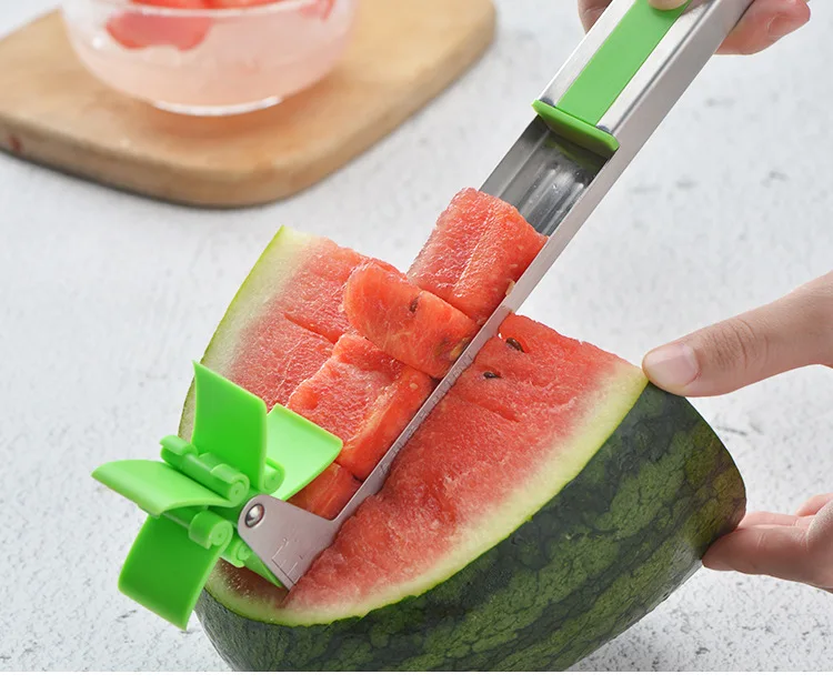 Windmill Watermelon Cutter Plastic Slicer for Cutting Watermelon Power Save Cutter Fast Fruit Cutting Tools
Windmill Watermelon Cutter Plastic Slicer for Cutting Watermelon Power Save Cutter Fast Fruit Cutting Tools