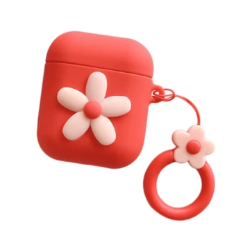 Wireless Earphones Shockproof Little Flower Silicone Protective Case,for Apple 1/2 Headset 
Wireless Earphones Shockproof Little Flower Silicone Protective Case,for Apple 1/2 Headset