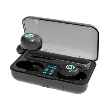 The new in-ear wireless Bluetooth headset Ipx7 waterproof headset with breathing light F9 Longfeng LED display touch Earpiece
The new in-ear wireless Bluetooth headset Ipx7 waterproof headset with breathing light F9 Longfeng LED display touch Earpiece