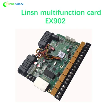 LED Display control card Linsn multifunction card EX902 supports brightness,temperature detection and audio sensor LINSN RV908
LED Display control card Linsn multifunction card EX902 supports brightness,temperature detection and audio sensor LINSN RV908