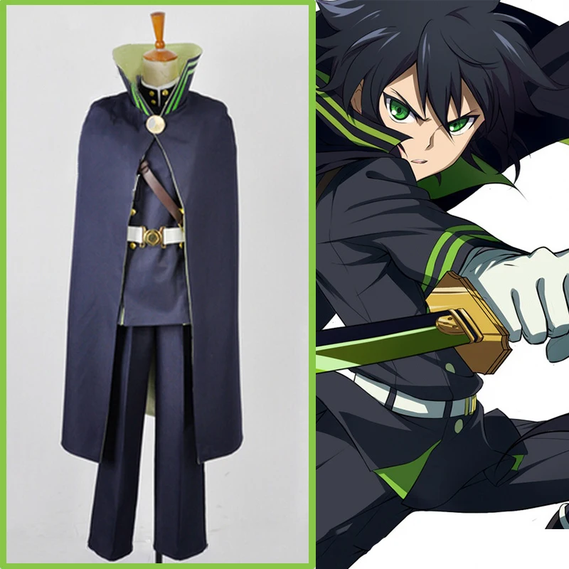 Anime Comic Seraph of the end Cosplay Costumes Yuichiro Hyakuya Cosplay Costume Dark Blue Uniform Halloween Cosplay Costume
Anime Comic Seraph of the end Cosplay Costumes Yuichiro Hyakuya Cosplay Costume Dark Blue Uniform Halloween Cosplay Costume