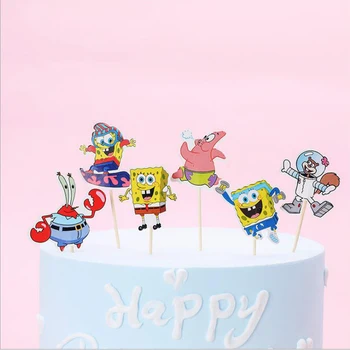 240pcs/lot Birthday Events Party SpongeBob Theme Baby Shower Cupcake toppers Decorate Kids Boys Favors Cake Topper with sticks
240pcs/lot Birthday Events Party SpongeBob Theme Baby Shower Cupcake toppers Decorate Kids Boys Favors Cake Topper with sticks
