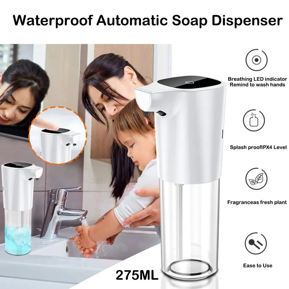 275 ML Fully Automatic Intelligent Induction Soap Dispenser Hand Washer Bacteriostasis
275 ML Fully Automatic Intelligent Induction Soap Dispenser Hand Washer Bacteriostasis