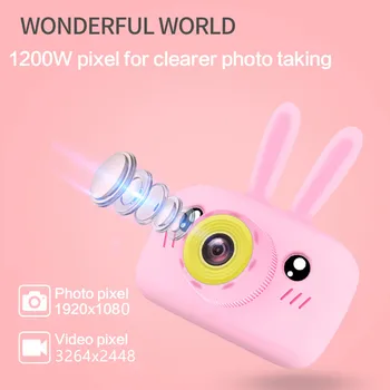 Children Mini Camera Full HD 1080P Digital Video Camera 2 inch Display Children Photo Camera For Kids Game Study Gift Toy Camera
Children Mini Camera Full HD 1080P Digital Video Camera 2 inch Display Children Photo Camera For Kids Game Study Gift Toy Camera