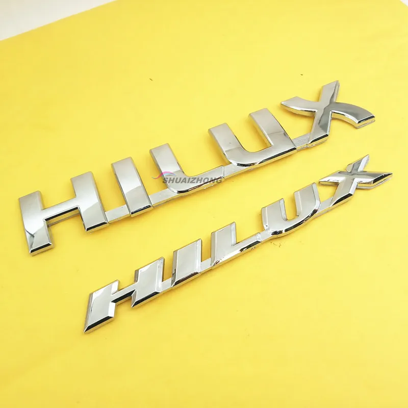 HIACE HILUX PVC ABS Chrome Car Styling Auto Accessories Auto Car Rear Trunk Number / Letter Logo Badge Emblem Stickers Decals
HIACE HILUX PVC ABS Chrome Car Styling Auto Accessories Auto Car Rear Trunk Number / Letter Logo Badge Emblem Stickers Decals