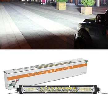 30W Led Light Bar 12V—24V Waterproof Led Bar Combo Spot Flood Driving Work Light for Jeep Trucks Tractor Off Road Driving Camper
30W Led Light Bar 12V—24V Waterproof Led Bar Combo Spot Flood Driving Work Light for Jeep Trucks Tractor Off Road Driving Camper