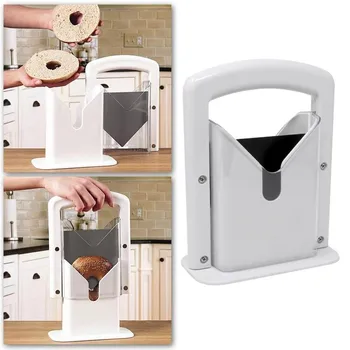 Bagel Slicer Perfect Slice Bread Cutter Creating Uniform Toast Bread Guillotine Breakfast Knife Baking Tool Kitchen Supplies
Bagel Slicer Perfect Slice Bread Cutter Creating Uniform Toast Bread Guillotine Breakfast Knife Baking Tool Kitchen Supplies