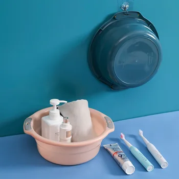 1 Pcs Round Plastic Washbasin Dish Tub with Non-Slip Grips Clothes Washing Basin Portable Dish Tub Household Cleaning Tools Foot
1 Pcs Round Plastic Washbasin Dish Tub with Non-Slip Grips Clothes Washing Basin Portable Dish Tub Household Cleaning Tools Foot