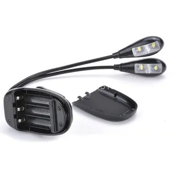 Portable Double Head Clip-On Battery Power Supply 4 LEDs Reading Light Desk Lamp Clip Type Lightweight
Portable Double Head Clip-On Battery Power Supply 4 LEDs Reading Light Desk Lamp Clip Type Lightweight