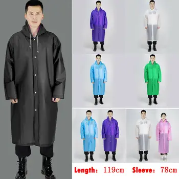 Reusable Outdoor Waterproof Mens Womens One-piece Waterproof Jacket Rain Coat Hooded Button Raincoat
Reusable Outdoor Waterproof Mens Womens One-piece Waterproof Jacket Rain Coat Hooded Button Raincoat